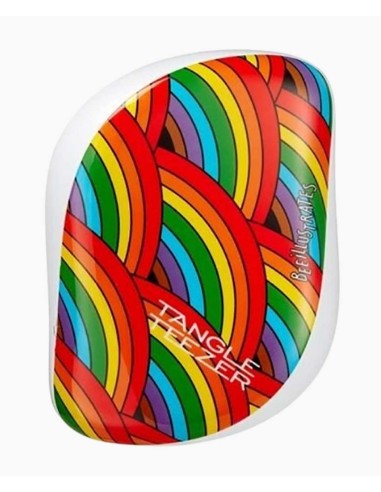 Tangle Teezer On The Go Detangling Hairbrush Compact Styler Rainbow