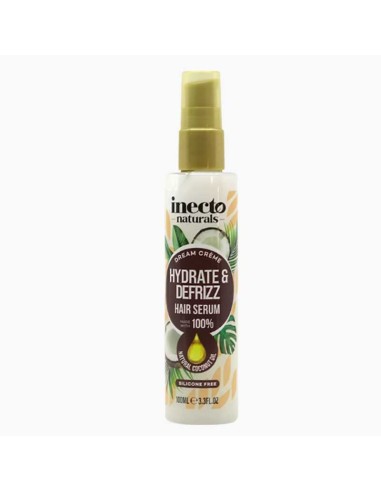Inecto Naturals Dream Creme Hydrate And Defrizz Hair Serum