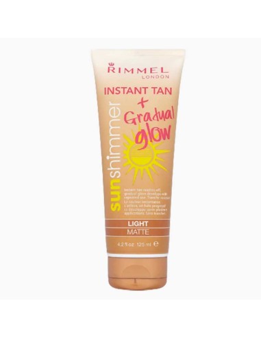 Rimmel Instant Tan Gradual Glow Sun Shimmer Light Matte