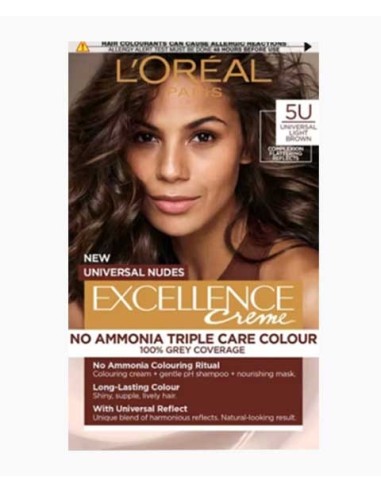 Excellence Creme Triple Care Hair Colour 5U Universal Light Brown