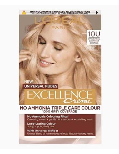 Excellence Creme Triple Care Hair Colour 10U Universal Lightest Blonde