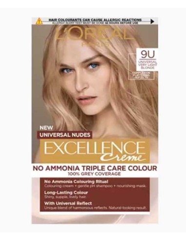 Excellence Creme Triple Care Hair Colour 9U Universal Very Light Blonde