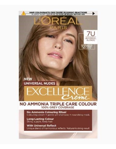 Excellence Creme Triple Care Hair Colour 7U Universal Blonde