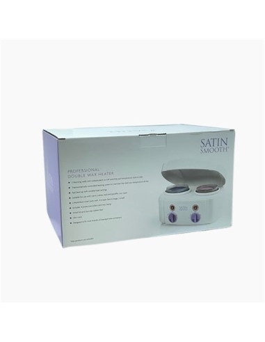 Satin Smooth Professional Double Wax Heater With Satin Smooth Premium Gold Combo