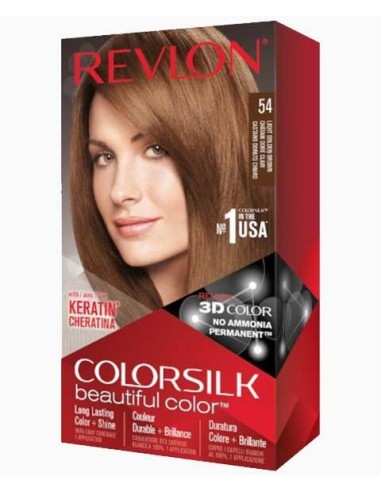 Colorsilk Beautiful Color Permanent Hair Color 54 Light Golden Brown