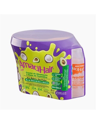 Amacihair Relaxation Kit Avocado And Coconut Amacihair Relaxation Kit Avocado And Coconut