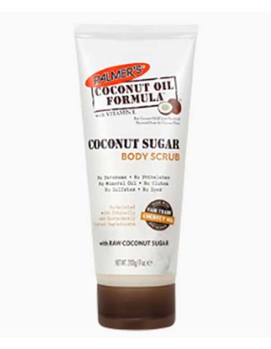 Coconut Oil Formula Coconut Sugar Body Scrub
