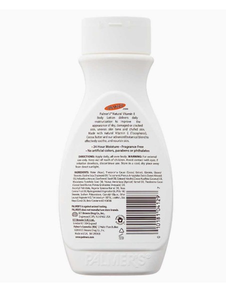 Natural Vitamin E Body Lotion Natural Vitamin E Body Lotion