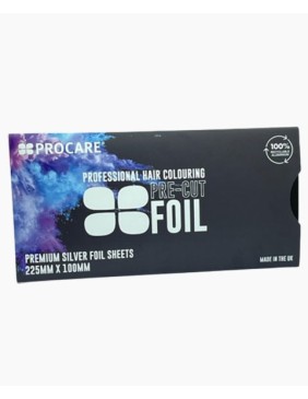 Procare Professional Hair Colouring Pre Cut Silver Foil Sheet
