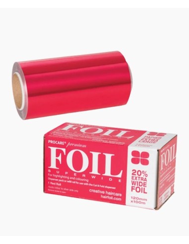 Superwide Foils For Highlighting And Colouring Red Roll