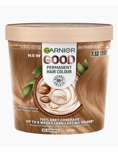 Good Permanent Hair Colour 7.12 Sweet Late