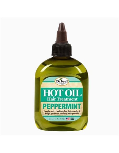 Peppermint Hot Oil Hair Treatment