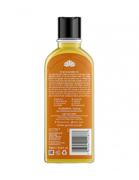 Ayumi Natural Pure Flax Seed Oil Cold Pressed Ayumi Natural Pure Flax Seed Oil Cold Pressed