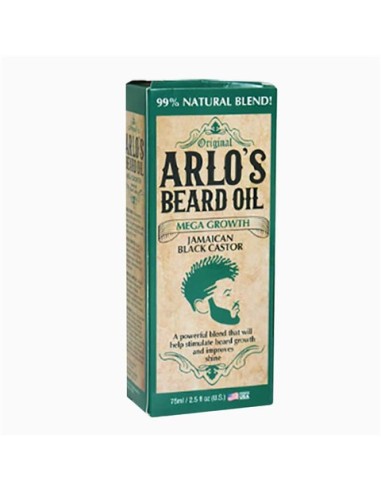Arlos Beard Oil Mega Growth Jamaican Black Castor