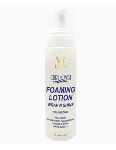EBIN New York  Curl And Twist Foaming Lotion Wrap And Shine Volumizing