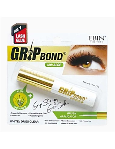 EBIN New York Grip Bond Aloe White Lash Glue EBIN New York Grip Bond Aloe White Lash Glue