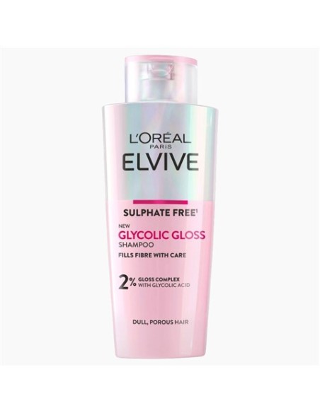 Loreal Elvive Sulphate Free Glycolic Gloss Shampoo Loreal Elvive Sulphate Free Glycolic Gloss Shampoo