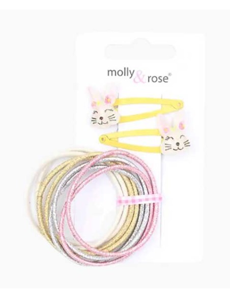Molly And Rose Animal Sleepies And Elastics Set Molly And Rose Animal Sleepies And Elastics Set