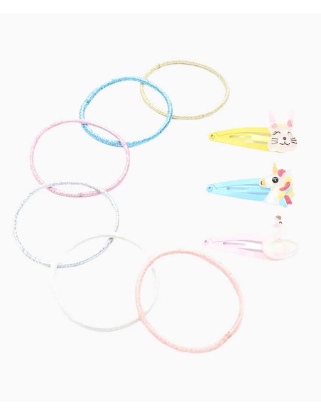 Molly And Rose Animal Sleepies And Elastics Set Molly And Rose Animal Sleepies And Elastics Set