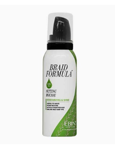 EBIN New York Braid Formula Setting Mousse With Olive Oil