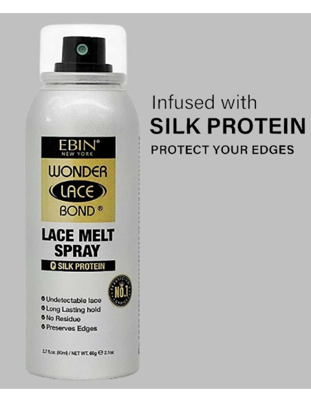 EBIN New York Wonder Lace Bond Lace Melt Spray Silk Protein EBIN New York Wonder Lace Bond Lace Melt Spray Silk Protein