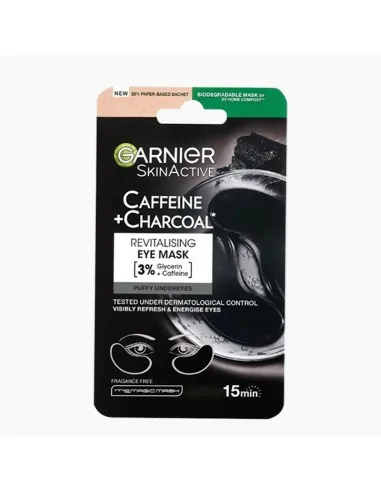 Garnier Skin Active Caffeine Charcoal Revitalising Eye Mask