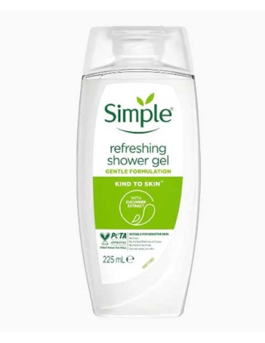 Simple Refreshing Shower Gel With Cucumber Extract