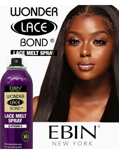 EBIN New York Wonder Lace Bond Lace Melt Spray Vitamin E EBIN New York Wonder Lace Bond Lace Melt Spray Vitamin E