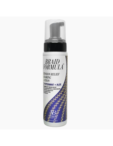 EBIN New York Braid Formula Tension Relief Foaming Lotion With Peppermint And Aloe EBIN New York Braid Formula Tension Relief Foaming Lotion With Peppermint And Aloe