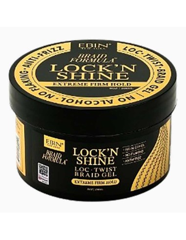 EBIN New York Braid Formula Lock N Shine Extreme Firm Hold Gel