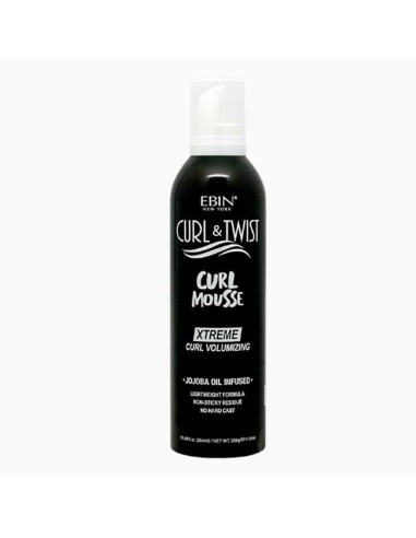 EBIN New York Curl And Twist Xtreme Curl Volumizing Curl Mousse EBIN New York Curl And Twist Xtreme Curl Volumizing Curl Mousse