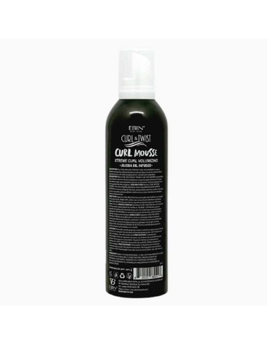 EBIN New York Curl And Twist Xtreme Curl Volumizing Curl Mousse EBIN New York Curl And Twist Xtreme Curl Volumizing Curl Mousse