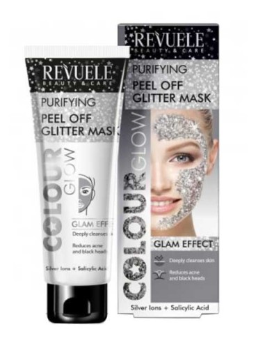 Revuele Colour Glow Purifying Peel Off Glitter Mask