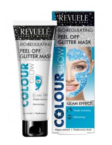 Revuele Colour Glow Bio Regulating Peel Off Glitter Mask