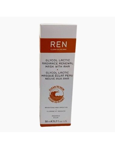 Ren Clean Skincare Glycol Lactic Radiance Renewal Mask With AHA
