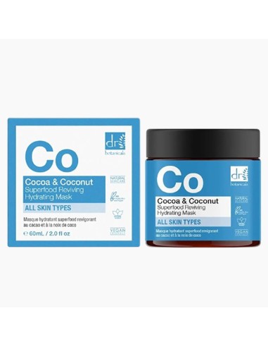 Dr Botanicals Co Cocoa And Coconut Superfood Reviving Hydrating Mask Dr Botanicals Co Cocoa And Coconut Superfood Reviving Hydrating Mask