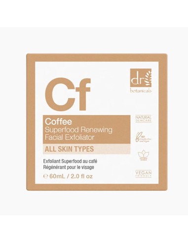 Dr Botanicals CF Coffee Superfood Renewing Facial Exfoliator Dr Botanicals CF Coffee Superfood Renewing Facial Exfoliator