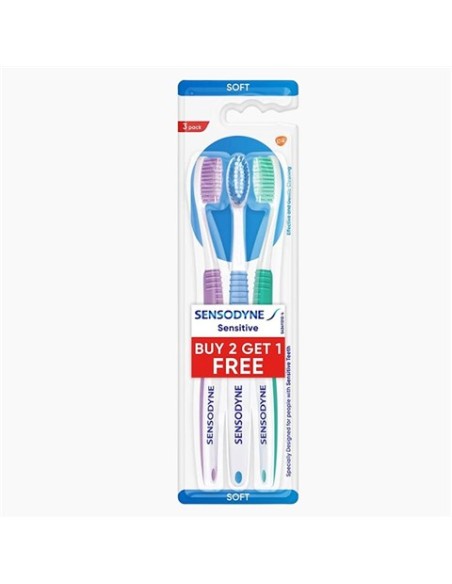 Sensodyne Sensitive Toothbrush Value Pack Sensodyne Sensitive Toothbrush Value Pack