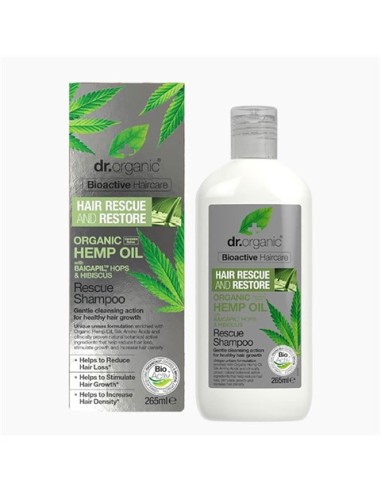 Bioactive Haircare Organic Hemp Oil Rescue Shampoo