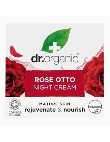 Bioactive Skincare Organic Rose Otto Night Cream