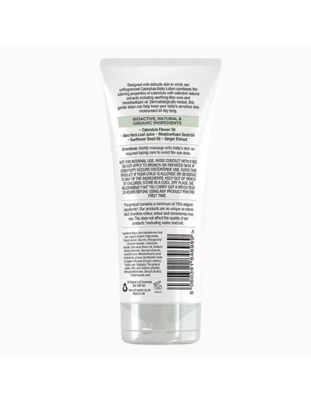 Organic Calendula Unfragranced Baby Lotion Organic Calendula Unfragranced Baby Lotion