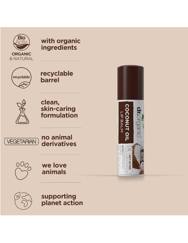 Organic Coconut Oil Lip Balm
