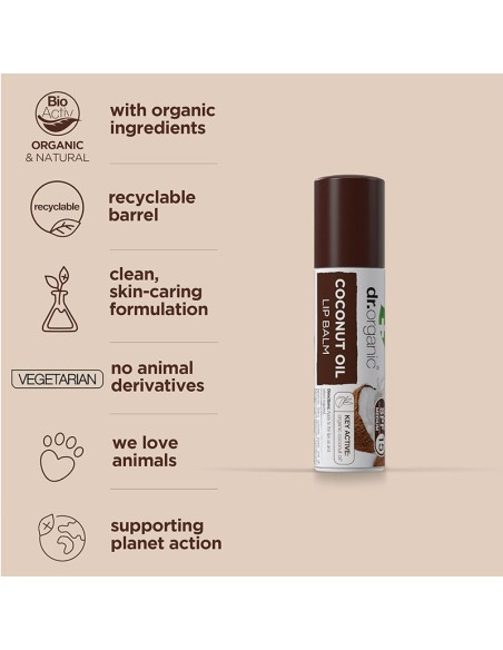Organic Coconut Oil Lip Balm
