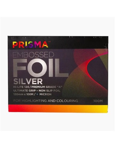 Prisma Embossed Silver Foil