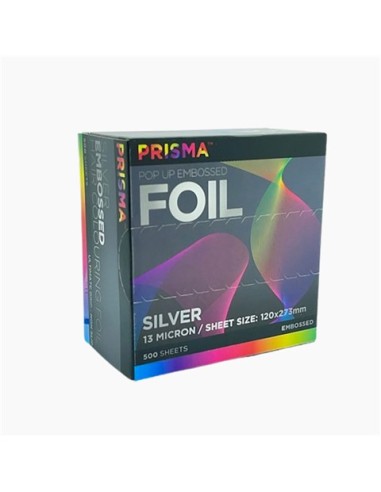 Prisma Pop Up Embossed Silver Foil