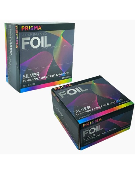 Prisma Pop Up Embossed Silver Foil