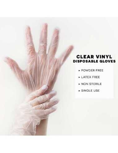 Uni Gloves Unicare Vinyl Powder Free Gloves Uni Gloves Unicare Vinyl Powder Free Gloves