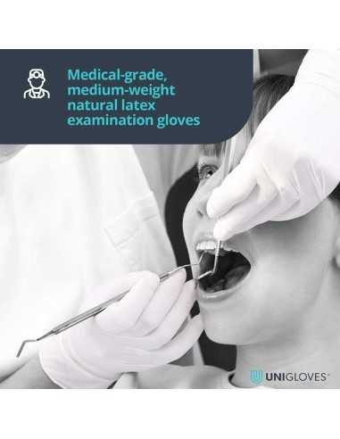 Uni Gloves Unicare Latex Powder Free Gloves