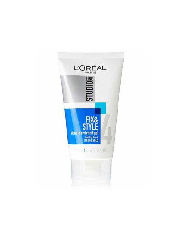 Studio Line Fix And Style 4 Vitamin Enriched Gel Strong Hold Studio Line Fix And Style 4 Vitamin Enriched Gel Strong Hold
