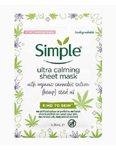 Simple Kind To Skin Ultra Calming Sheet Mask